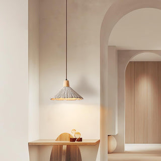 Solara Lampe suspendue en béton plissé