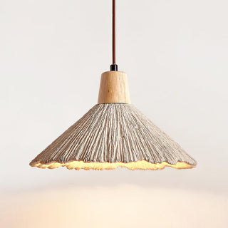 Solara Lampe suspendue en béton plissé