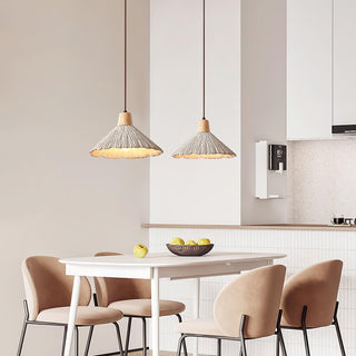 Solara Lampe suspendue en béton plissé