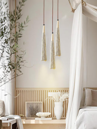 Solara Lampe suspendue en béton plissé