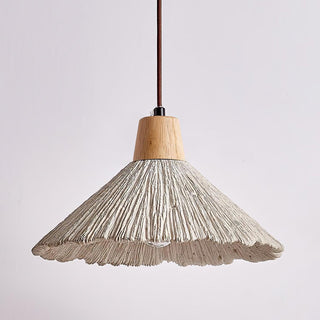 Solara Lampe suspendue en béton plissé