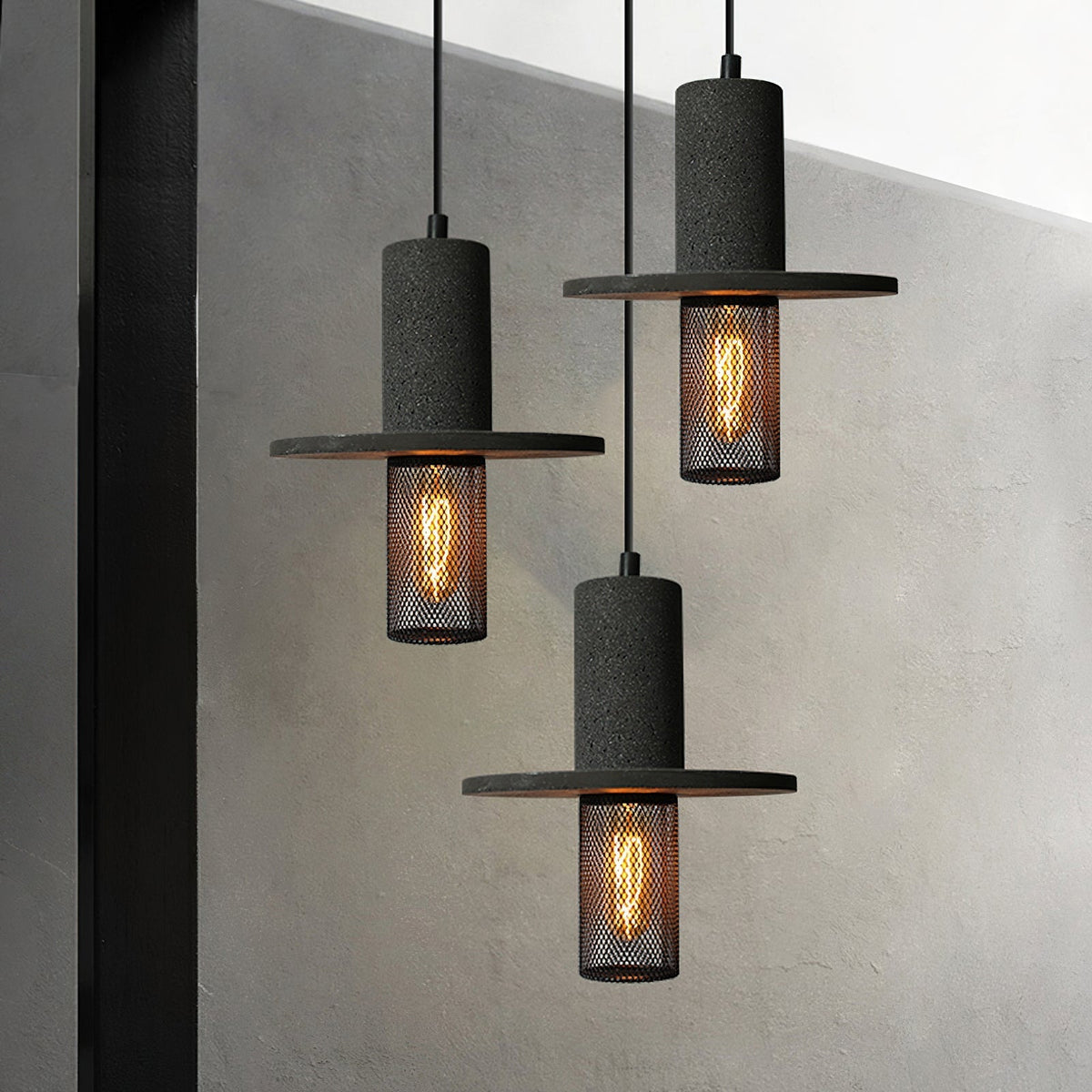 Lifestyle view of the Condo Pendant Light in a kitchen setting.