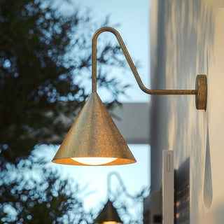 Whorl Lampe Murale Métal Acrylique Industrielle Vintage