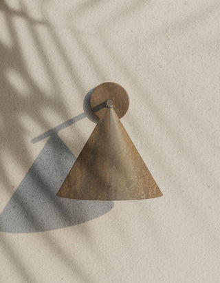 Forgecone Rustic Cone Wall Light-Neutral Decor
