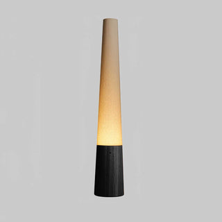 Glow Cone Wooden Floor Lamp-Neutral Decor