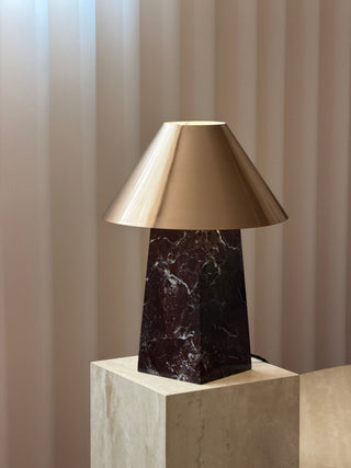 Conic Marble Table Lamp-Neutral Decor