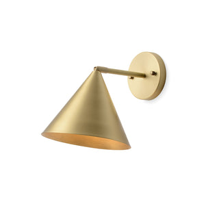Lustra Lampe Murale Conique en Laiton Minimaliste