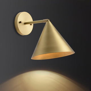 Lustra Lampe Murale Conique en Laiton Minimaliste