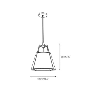 Veshaa Suspension Tissu Industrielle Vintage Tambour