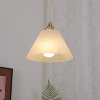 Liora Suspension Minimaliste en Albâtre-Luire