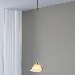 Xen Suspension En Laiton Et Albâtre Minimaliste Moderne