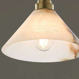 Xen Suspension En Laiton Et Albâtre Minimaliste Moderne
