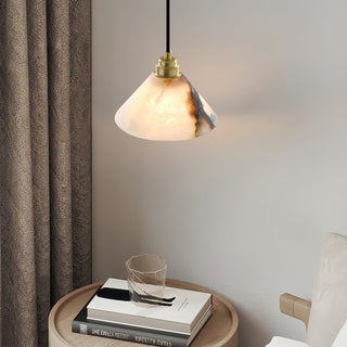 Xen Suspension En Laiton Et Albâtre Minimaliste Moderne