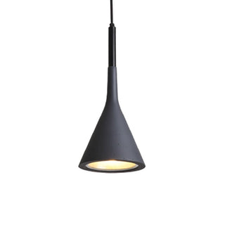 Conical Concrete Pendant Light-Neutral Decor