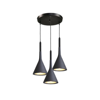 Conical Concrete Pendant Light-Neutral Decor