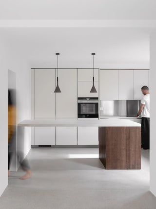 Conical Concrete Pendant Light-Neutral Decor