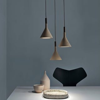 Conical Concrete Pendant Light-Neutral Decor