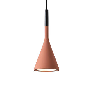 Solara Lampe suspendue conique en béton industrielle-Luire