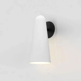 Conical Glass Plug-in Wall Lamp-Neutral Decor