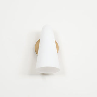 Conical Glass Wall Lamp-Neutral Decor