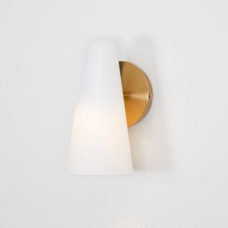 Conical Glass Wall Lamp-Neutral Decor