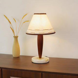 Taylor Lampe de Table Vintage en Tissu