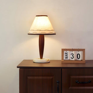 Taylor Lampe de Table Vintage en Tissu
