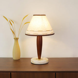 Taylor Lampe de Table Vintage en Tissu
