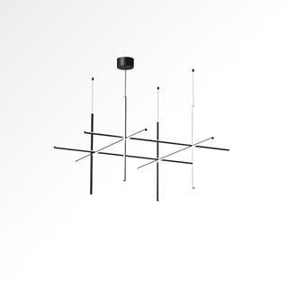 Gridline Linear Chandelier-Neutral Decor