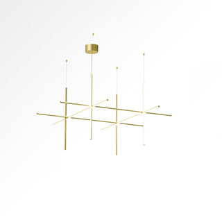 Gridline Linear Chandelier-Neutral Decor