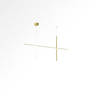Gridline Linear Chandelier-Neutral Decor