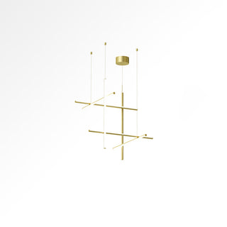 Gridline Linear Chandelier-Neutral Decor