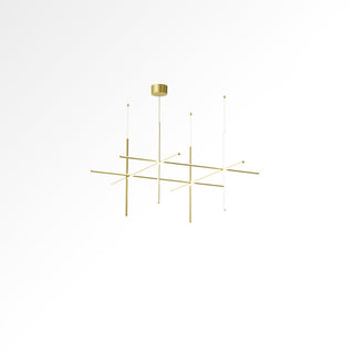 Gridline Linear Chandelier-Neutral Decor