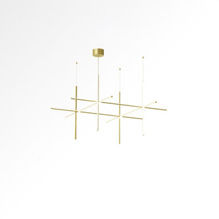 Gridline Linear Chandelier-Neutral Decor