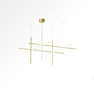 Gridline Linear Chandelier-Neutral Decor