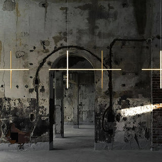 Gridline Linear Chandelier-Neutral Decor