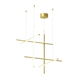 Gridline Linear Chandelier-Neutral Decor