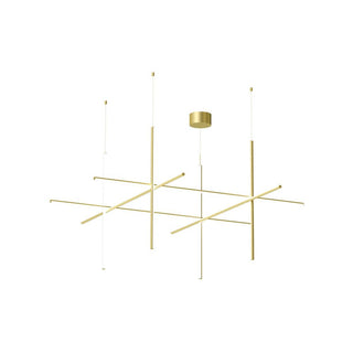 Gridline Linear Chandelier-Neutral Decor
