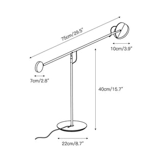 Elaoriella Lampe à Poser