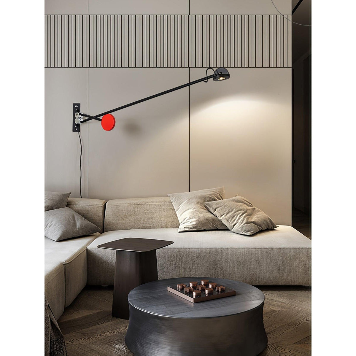 Cipher Lampe Murale Métal Art Minimaliste Moderne