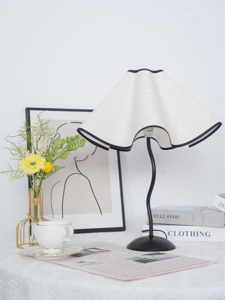 Luminova Lampe de Table en Tissu Artistique