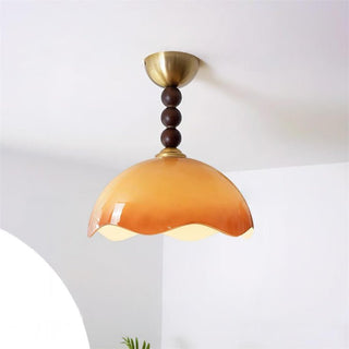 Syraeia Plafonnier Art Nordique en Verre Coral