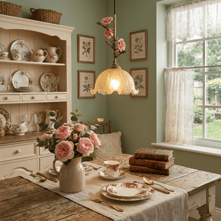 Coralise Rose Pendant Lamp-Neutral Decor