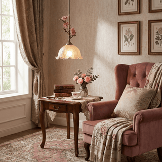 Coralise Rose Pendant Lamp-Neutral Decor