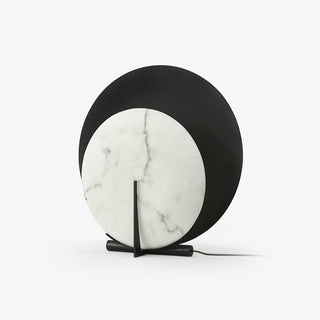Astix Lampe de Table en Albâtre Demi-Lune