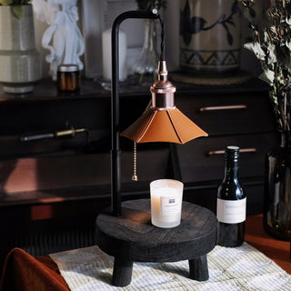 Christian Lampe de Table en Bois Moderne