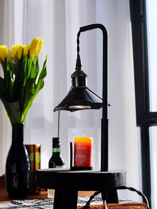 Christian Lampe de Table en Bois Moderne