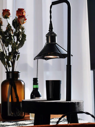 Christian Lampe de Table en Bois Moderne