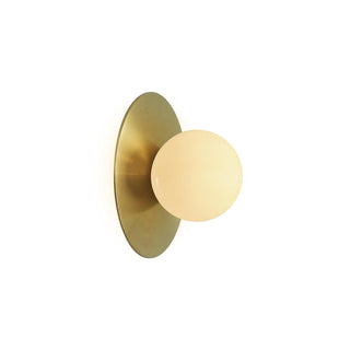 Haze Lampe Murale Ronde En Métal Et Verre Minimaliste Moderne-Luire