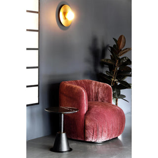 Haze Lampe Murale Ronde En Métal Et Verre Minimaliste Moderne-Luire